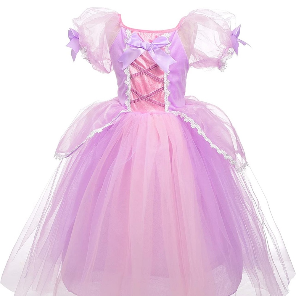 Girls Rapunzel Dress NWOT SZ 7-12